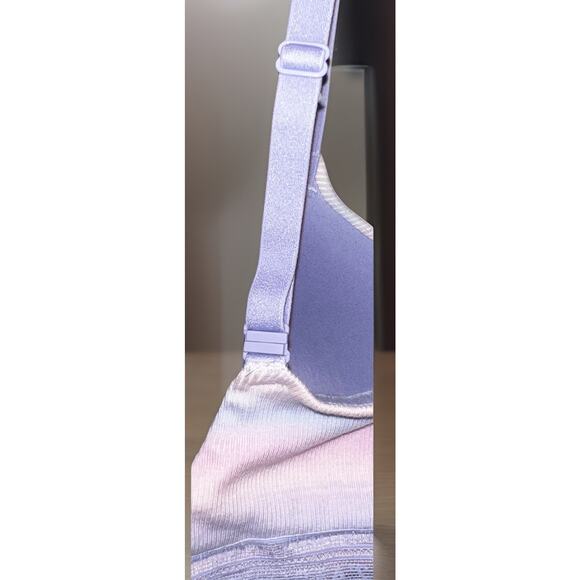 VICTORIAS SECRET T-Shirt Lightly Lined Demi Bra 36DDD Underwire Pink/Purple - Picture 5 of 7